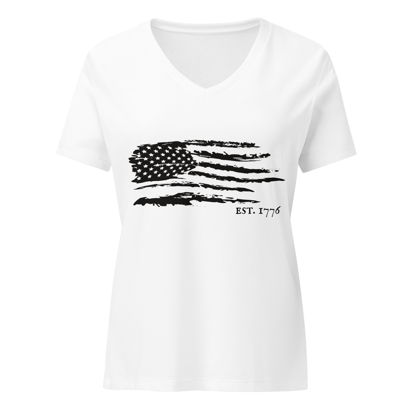 "Est 1776" Women’s Relaxed V-neck T-Shirt