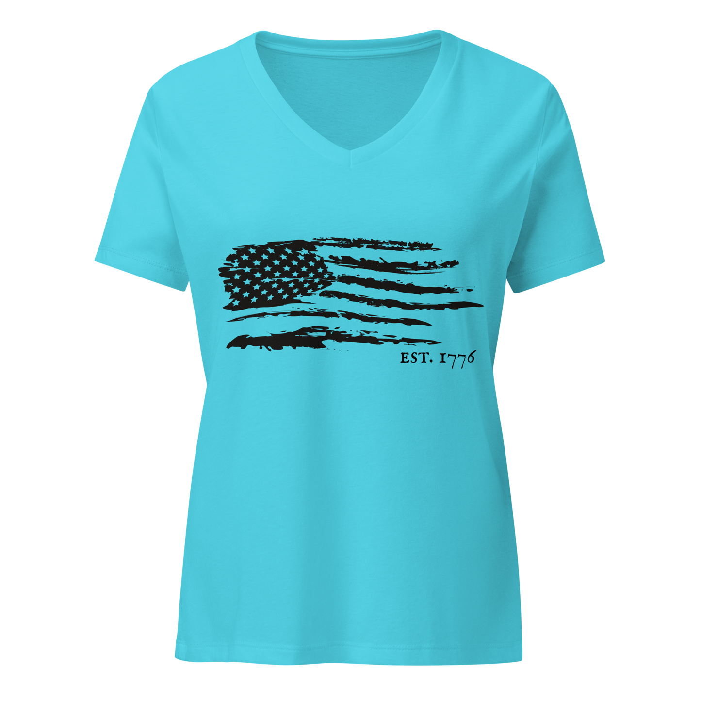 "Est 1776" Women’s Relaxed V-neck T-Shirt