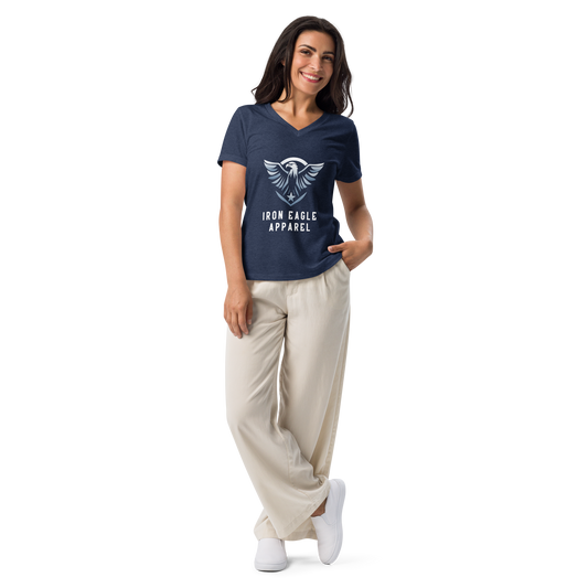 Iron Eagle Women’s Relaxed V-Neck T-Shirt