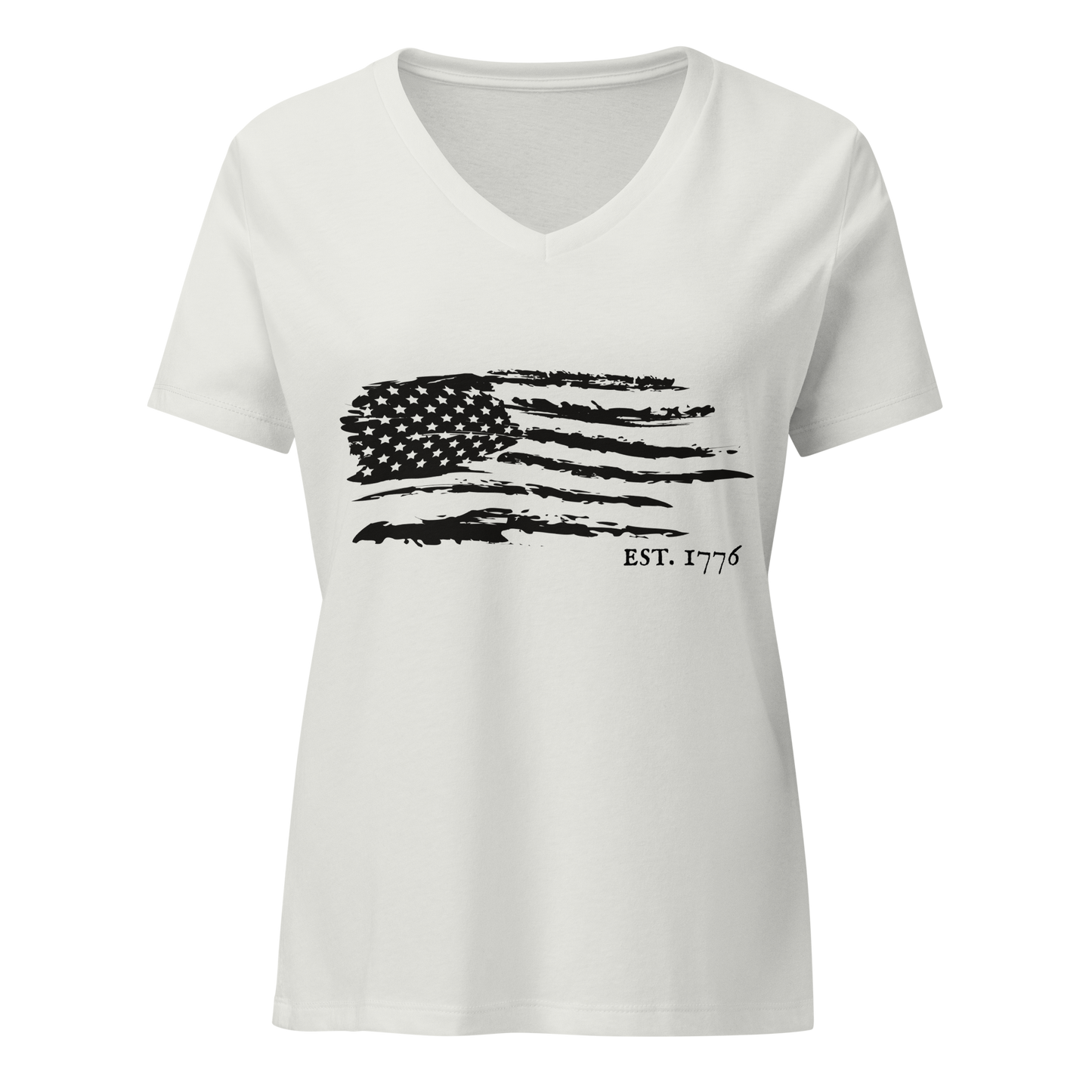 "Est 1776" Women’s Relaxed V-neck T-Shirt